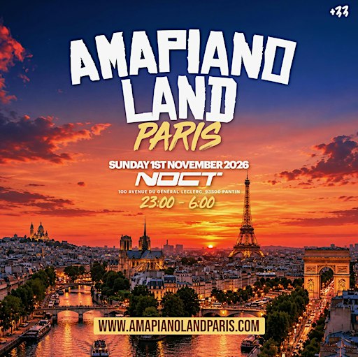 AMAPIANO LAND - Paris Biggest Day Party  (1500+ Ravers)