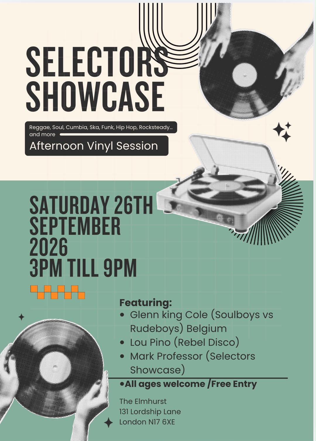 Selectors Showcase presents Hardcopy! free vinyl session