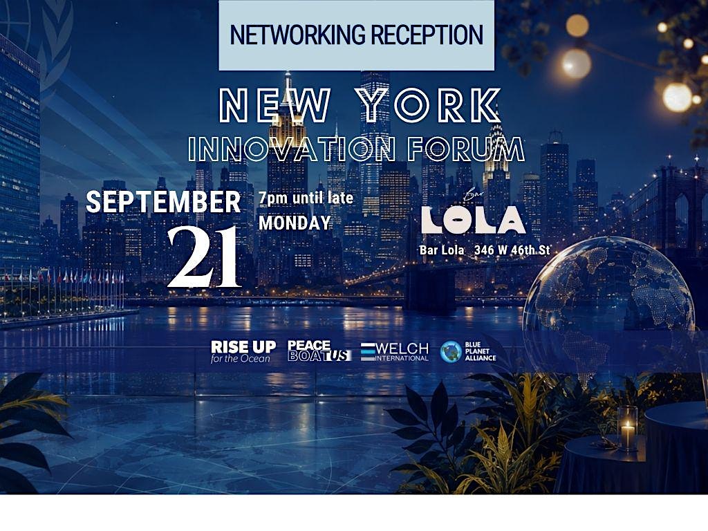 Networking Reception for the New York Innovation Forum partners