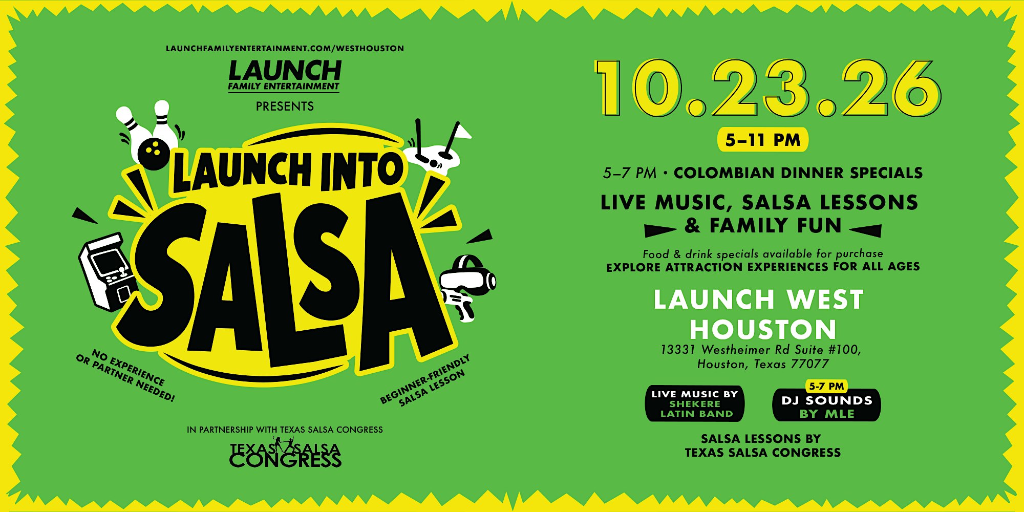 LAUNCH Into Salsa Night!
