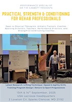 Practical Strength & Conditioning for Rehab Professionals (Bratislava)