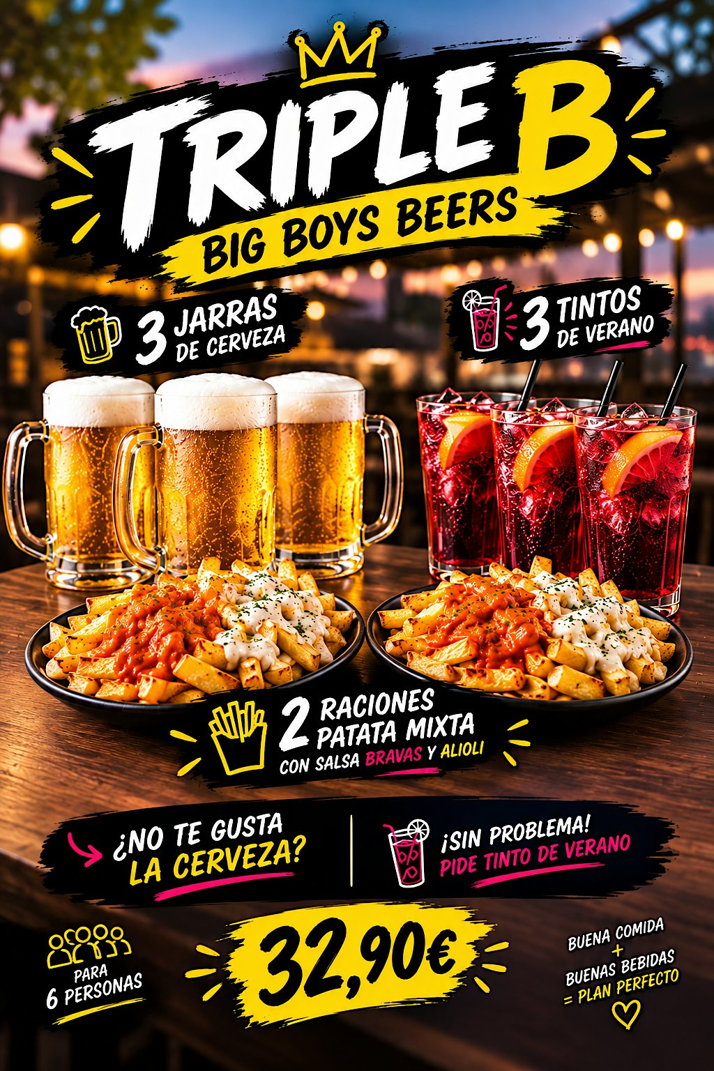Big bits and big drink