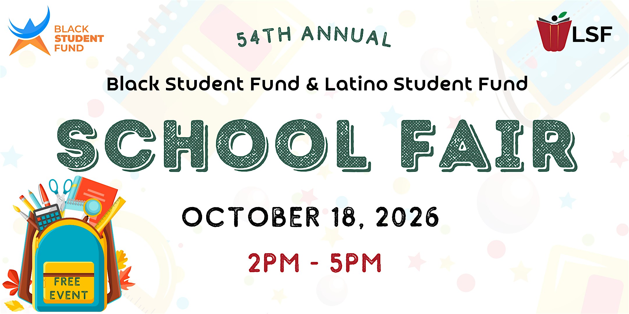 BSF/LSF 54th Annual School Fair
