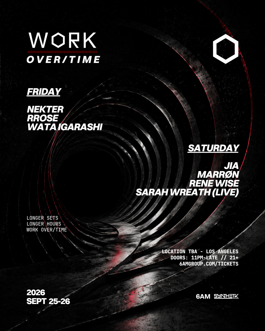 WORK OVER/TIME Day 2: JIA, MARRØN, Rene Wise, & Sarah Wreath (LIVE)