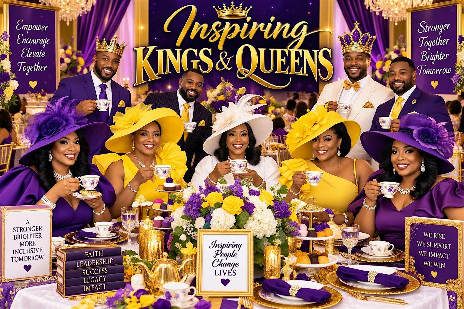 “ “I  Am Enough “ King and Queen Tea Party Brunch