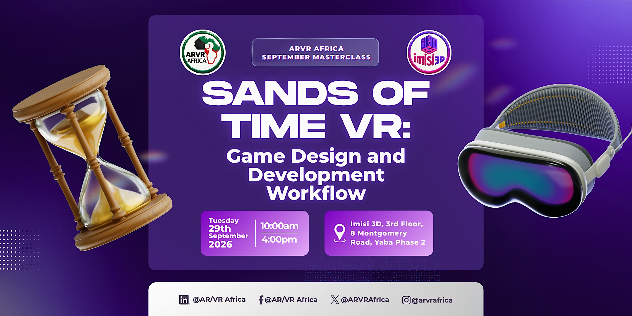 ARVR Africa Masterclass (September 29, 2026)