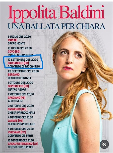 UNA BALLATA PER  CHIARA Ippolita Baldini
