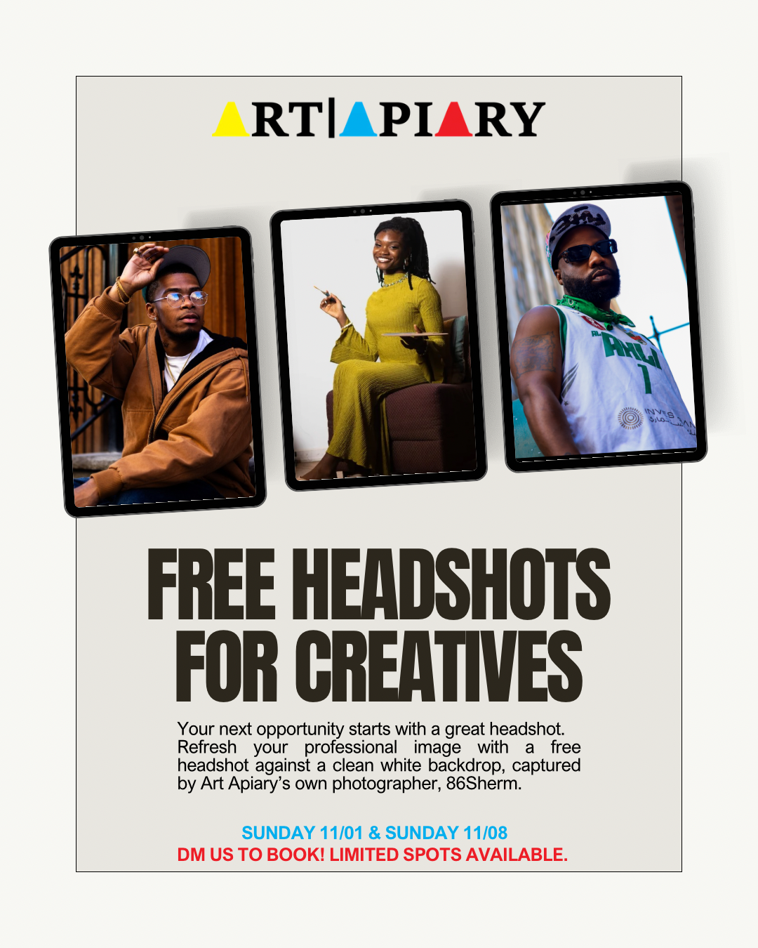 Free  Headshots For Creatives