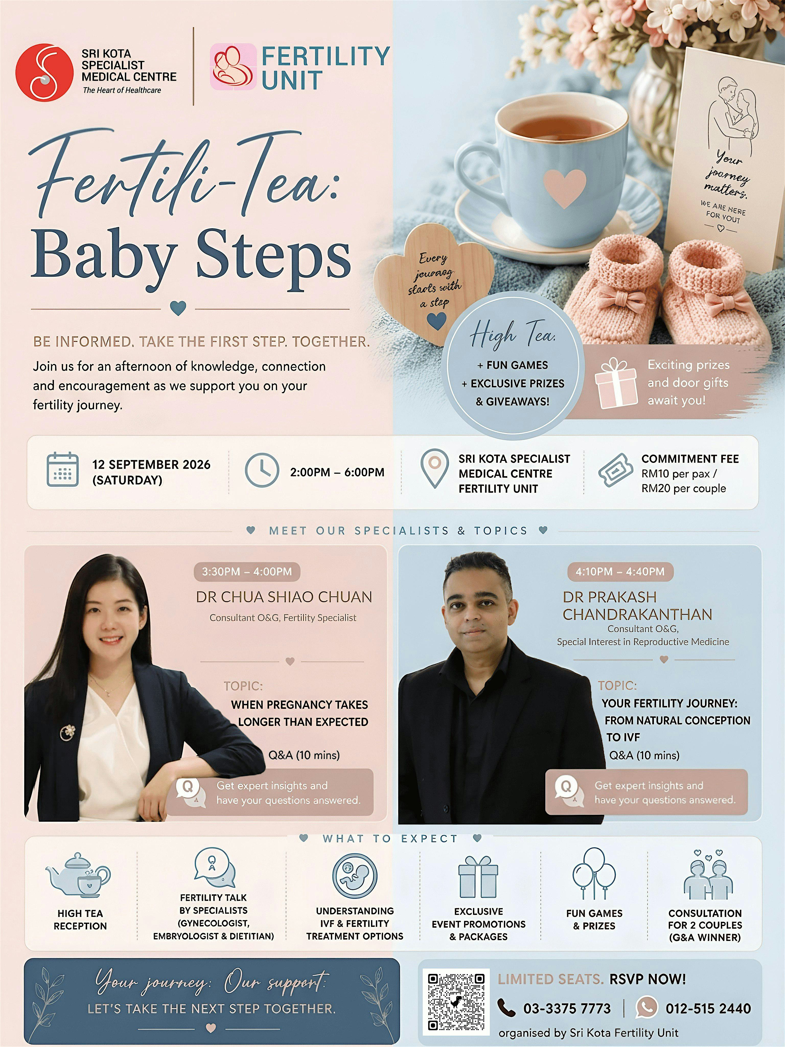 Fertili-Tea : Baby Steps.  A Introduction to the latest IVF Centre in Klang