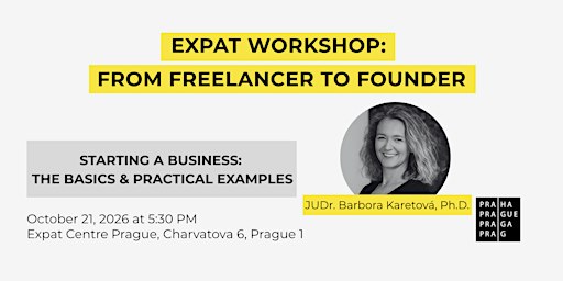Expat Workshop: From Freelancer to Founder