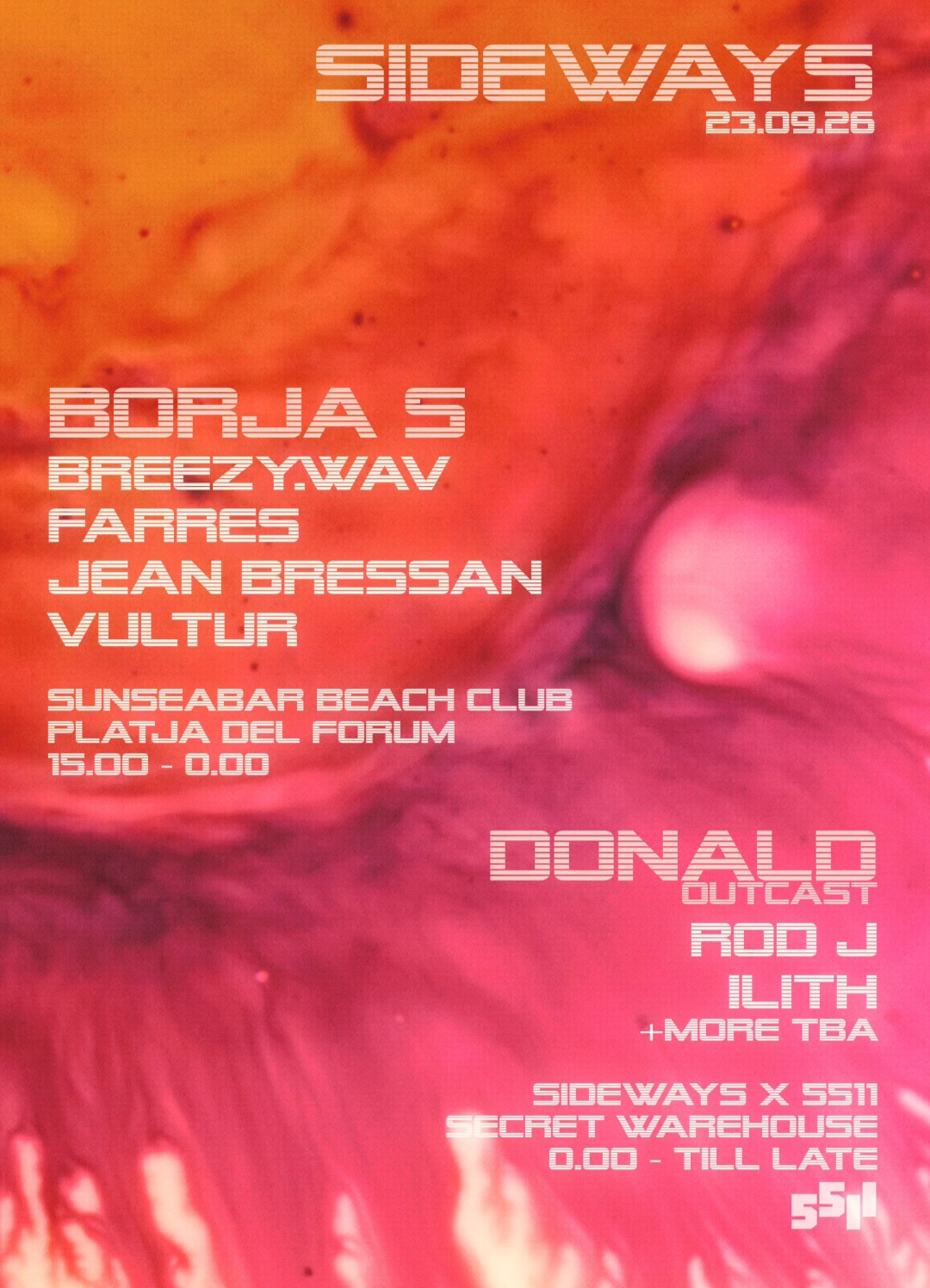 (FREE BEACH PARTY) SIDEWAYS w// Borja S
