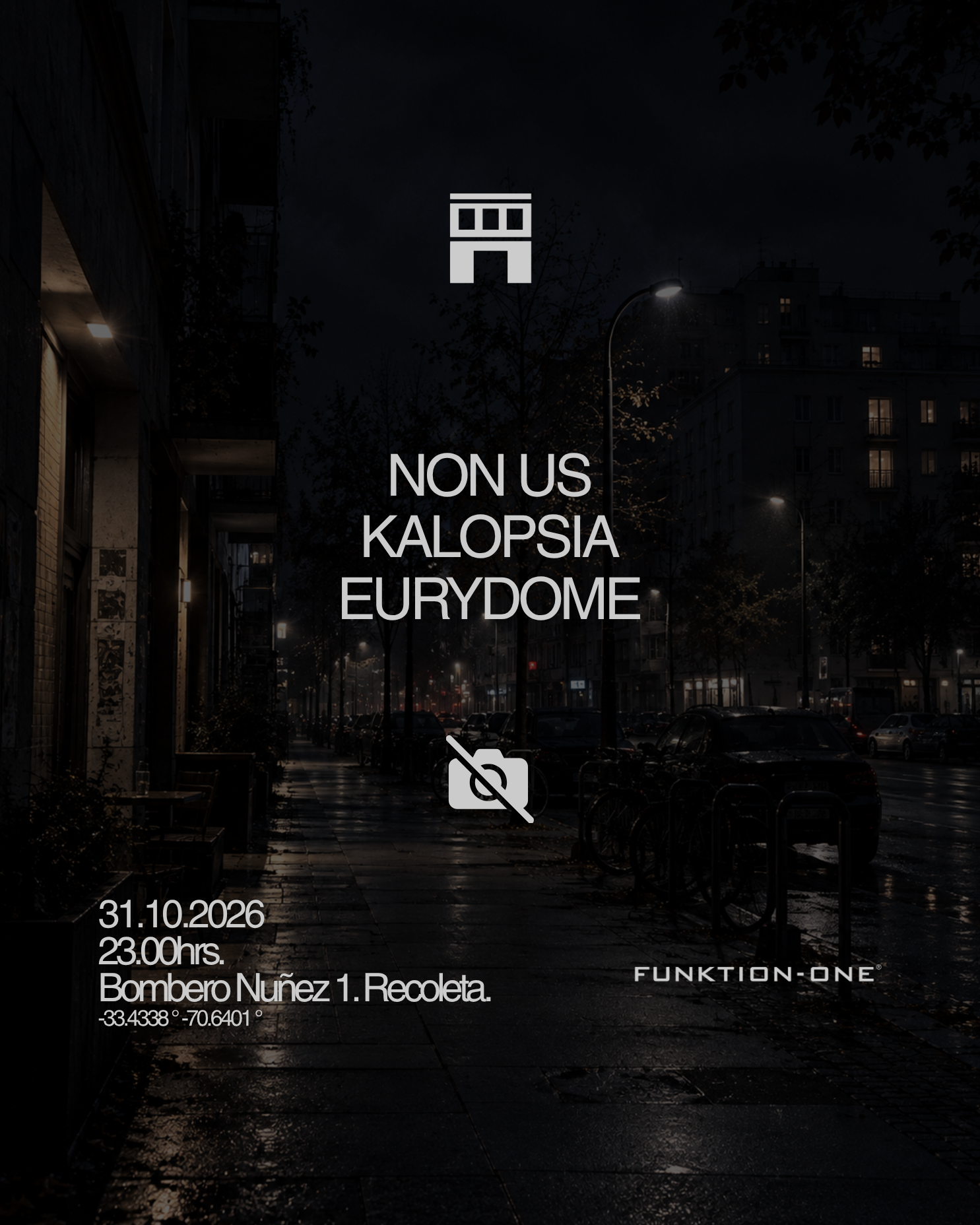 31 de Octubre en CLUB 1: Eurydome - Kalopsia - Non us