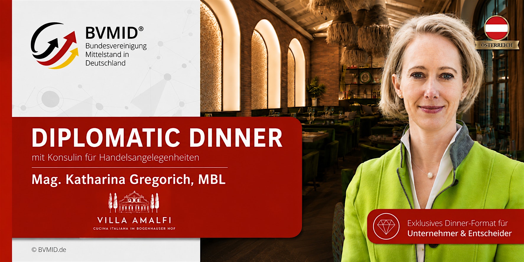 BVMID DIPLOMATIC DINNER München | Wirtschaft trifft Diplomatie