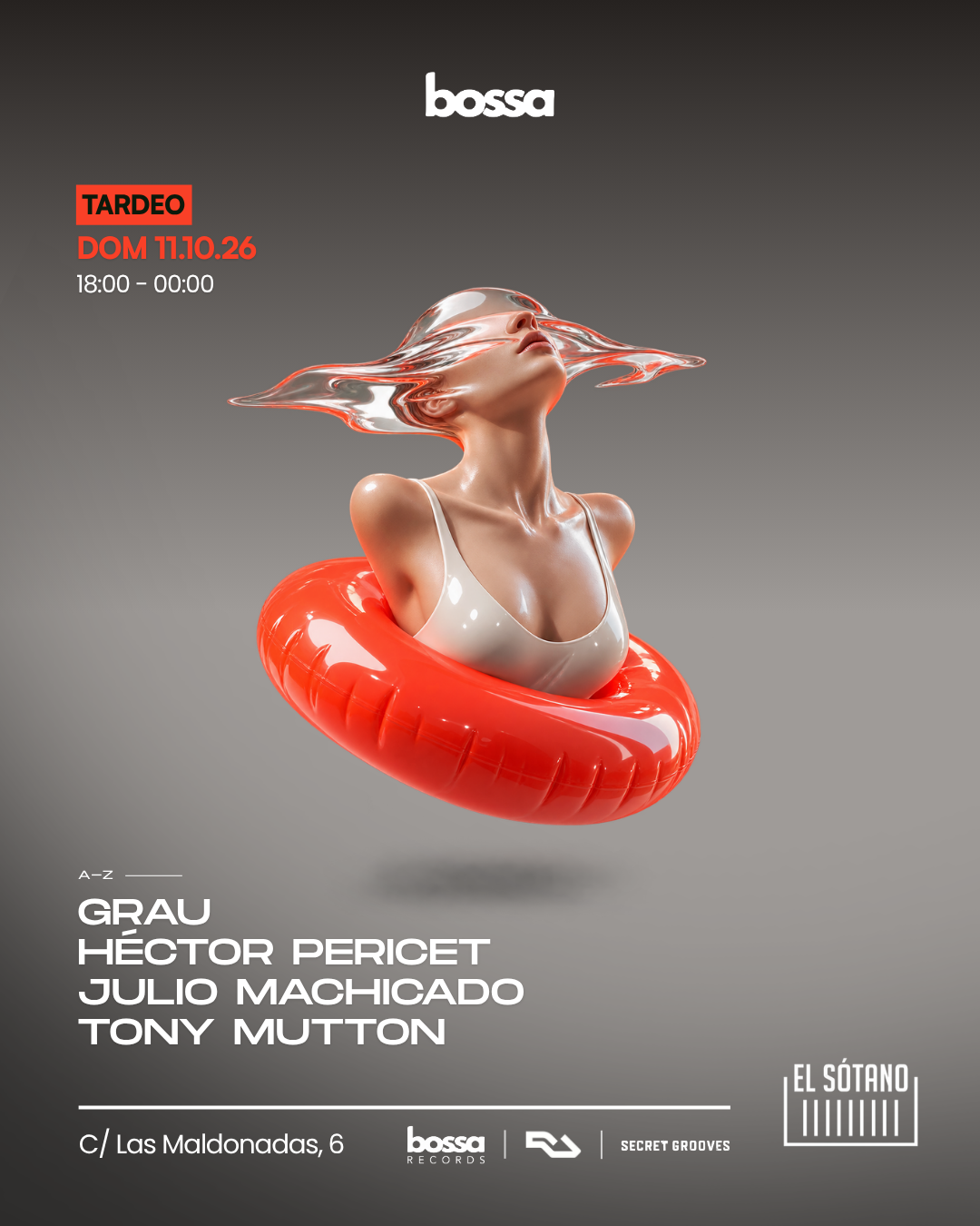 BOSSA: Grau, Héctor Pericet, Julio Machicado, Tony Mutton