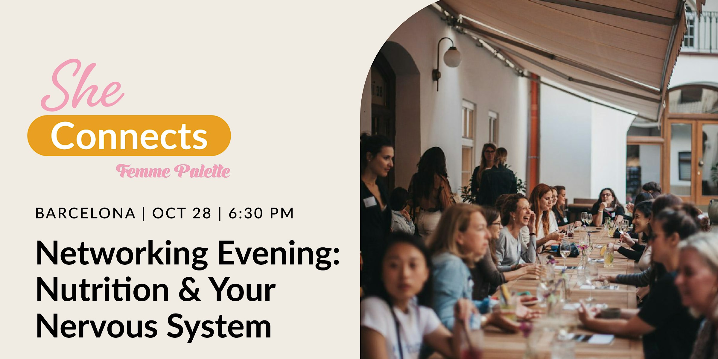 She Connects: Barcelona Networking Evening, by Femme Palette
