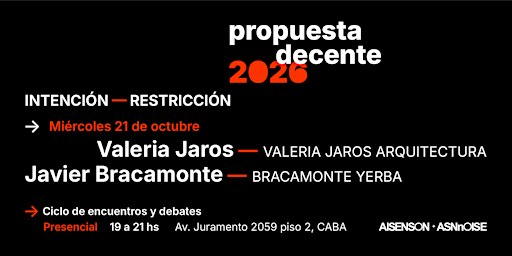 Propuesta Decente 2026 VALERIA JAROS | JAVIER BRACAMONTE