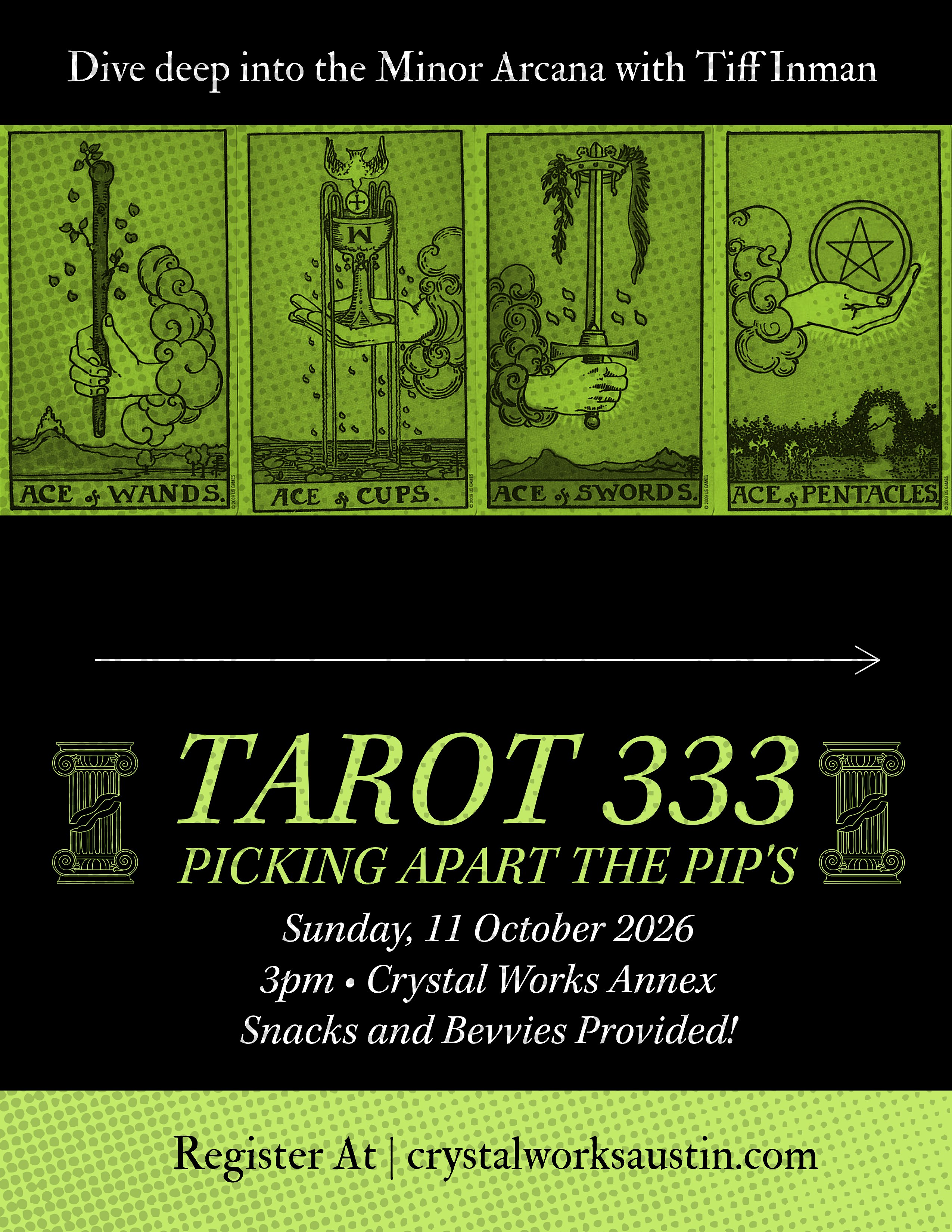 Tarot 333:  Picking apart the Pip's with Tiff Inman!