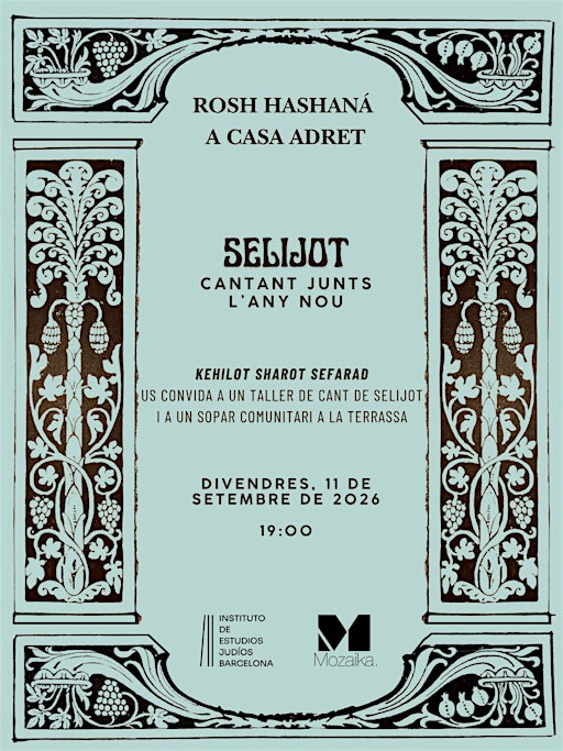 Rosh Hashanà a Casa Adret