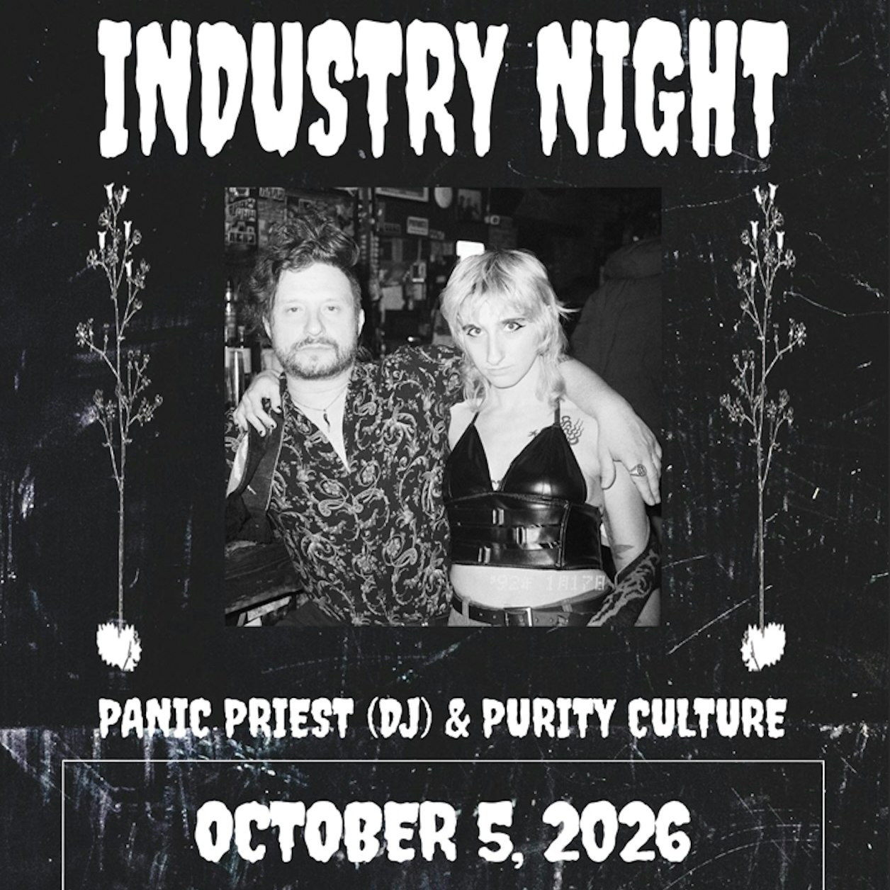 Industry Night w/ Panic Priest (DJ) & Purity Culture