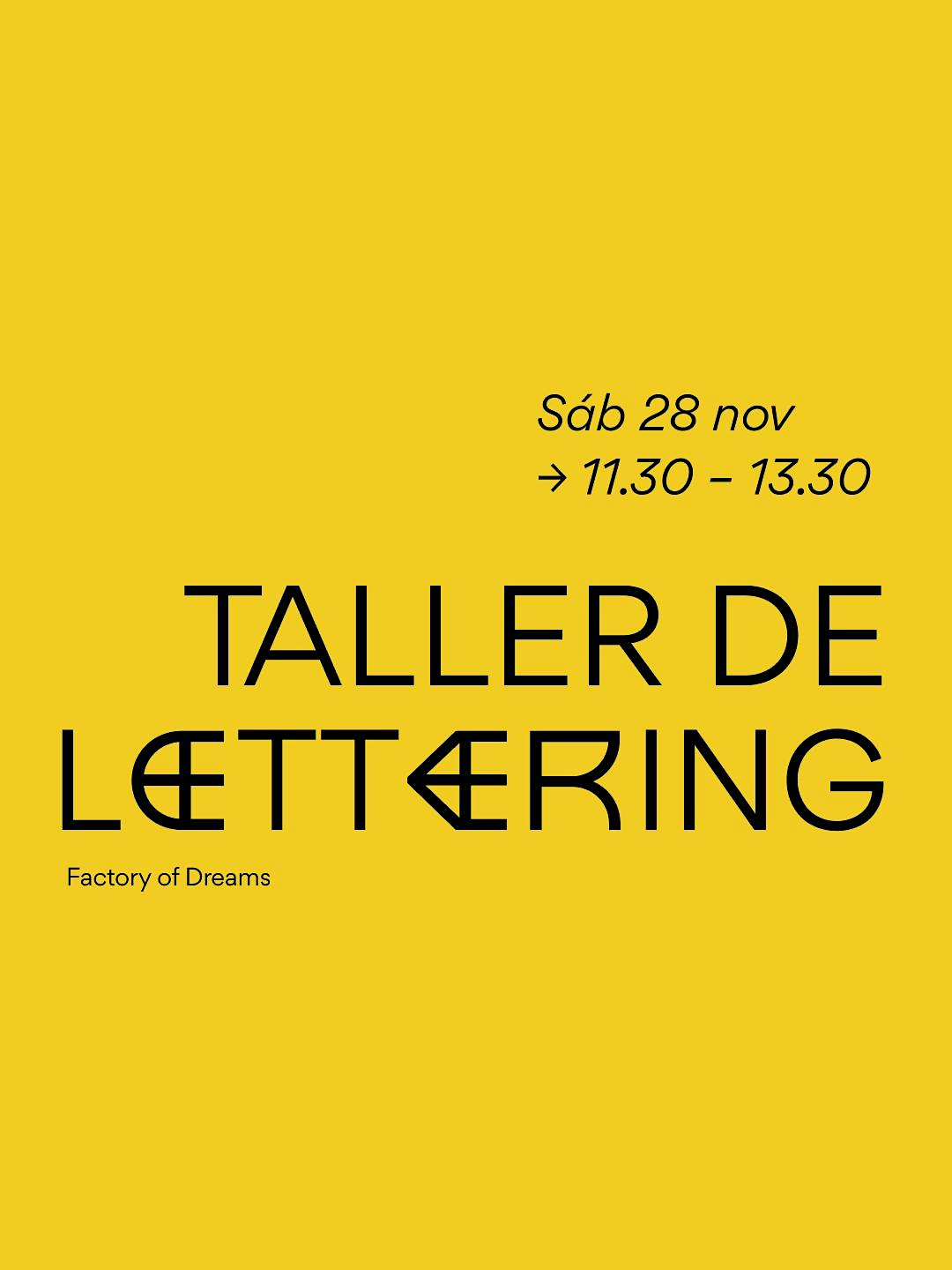 Taller de Lettering con introducción al arte urbano y graffiti