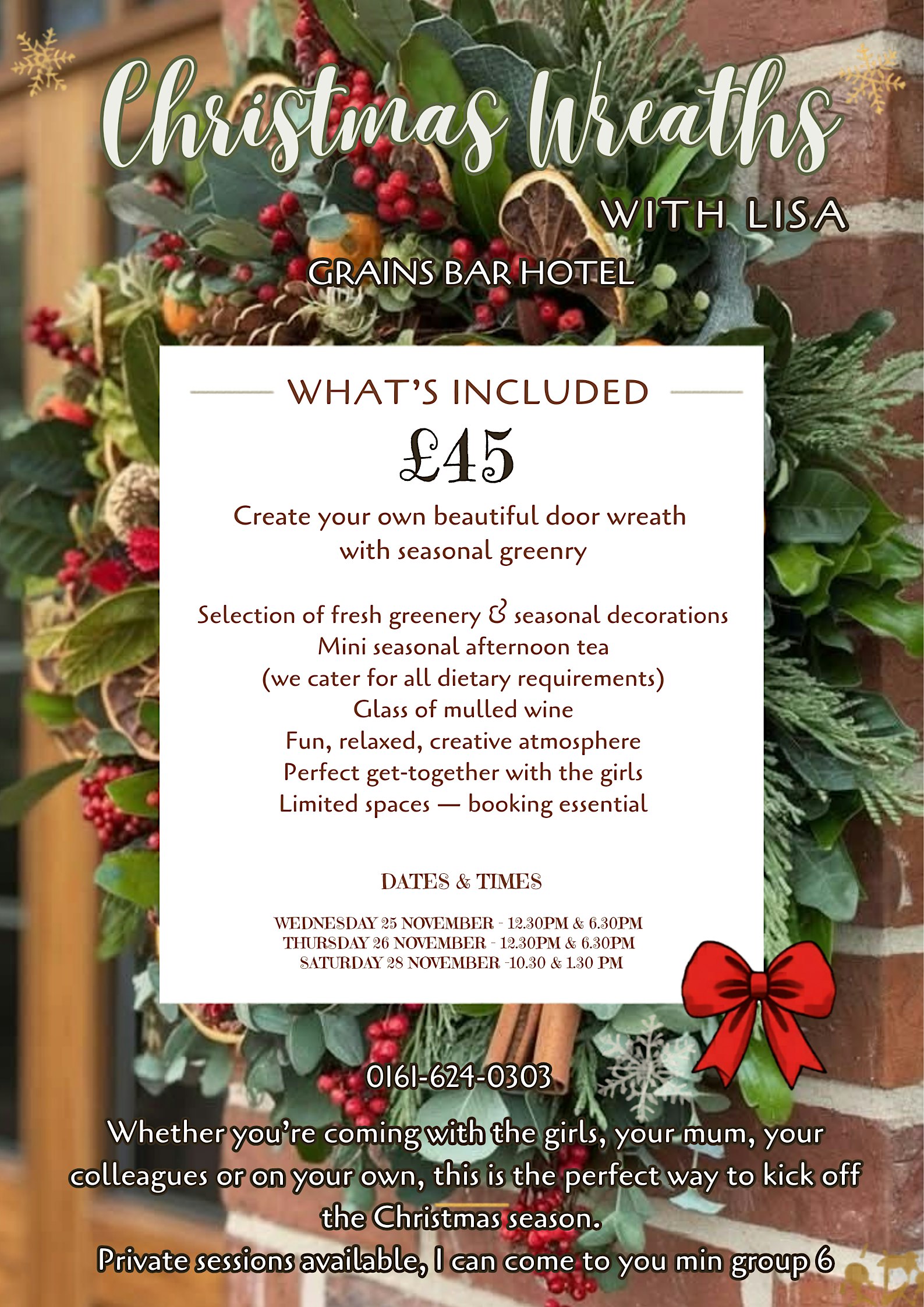 Christmas Wreath‑Making with Lisa