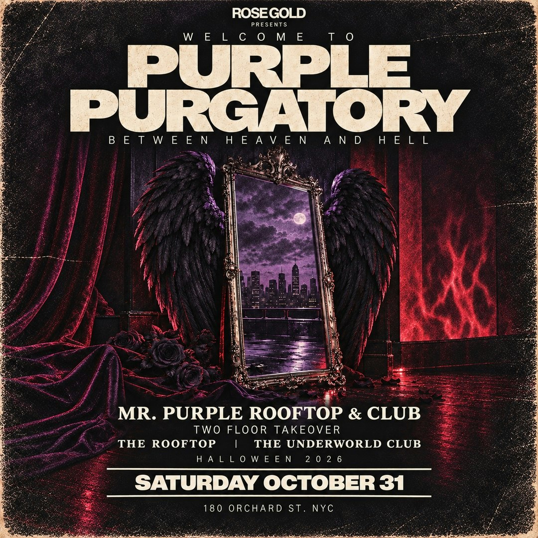 Purple Purgatory Halloween at Mr. Purple—Oct 31