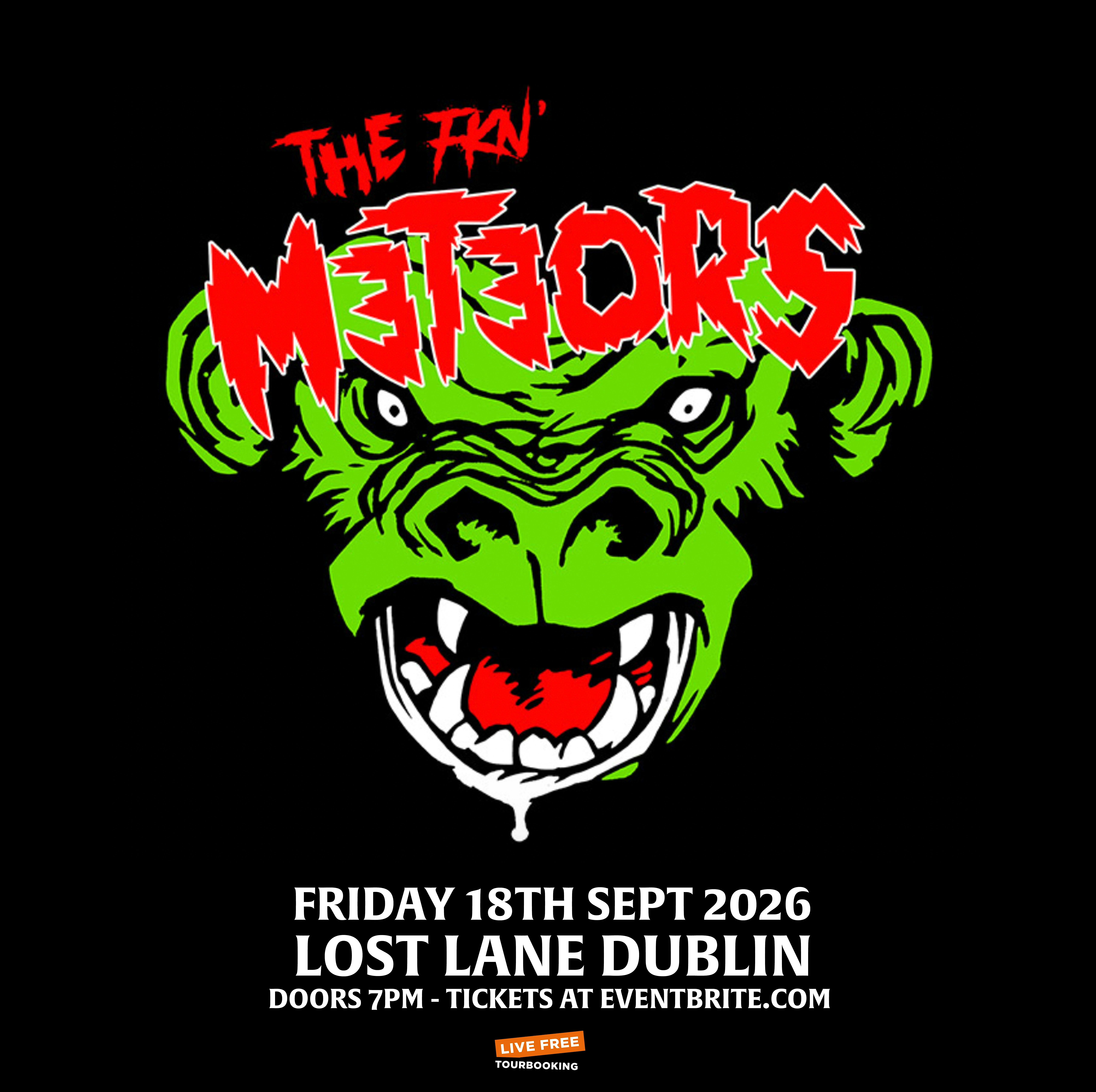 The Meteors at Lost Lane Dublin 18/9/26