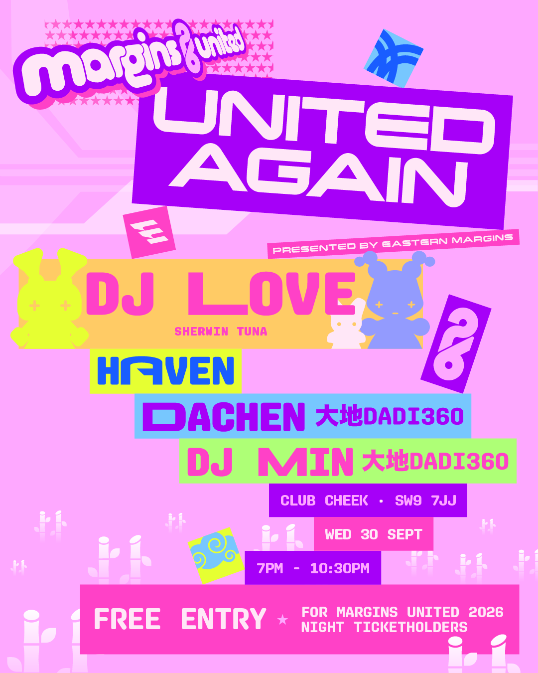 United, Again with DJ Love (Sherwin Tuna), Haven, Dachen & DJ mǐn