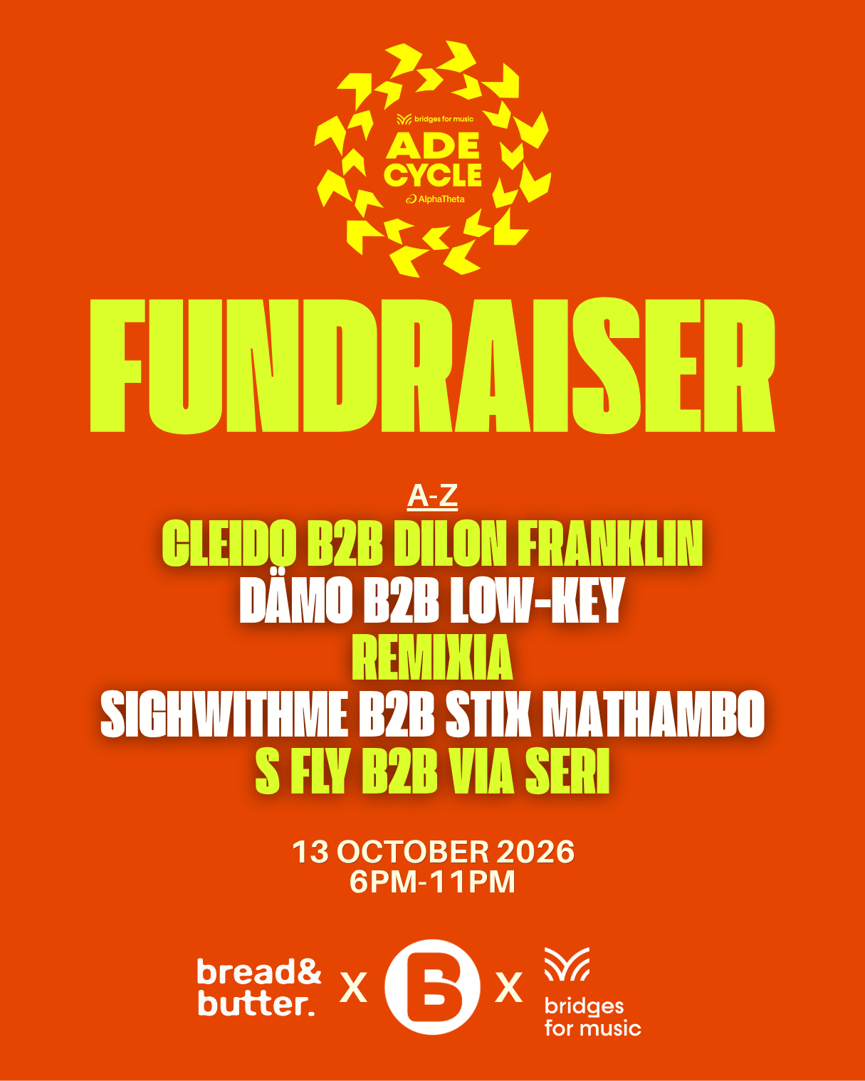 ADE CYCLE - Bridges for Music - Fundraiser
