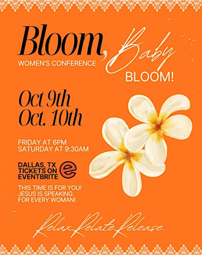 Bloom, Baby Bloom Women’s Conference 2026