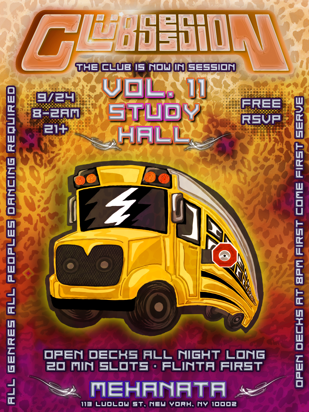 CLUBSESSION VOL. 11: STUDY HALL