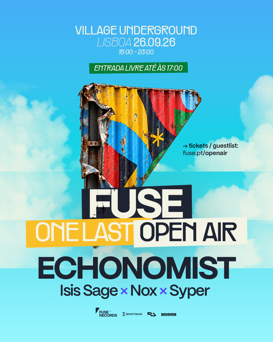 Fuse Records: One Last Open Air (Free Entry till 5 pm)