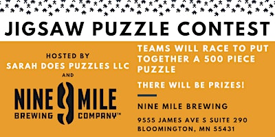 HALLOWEEN Team Jigsaw Puzzle Contest at Nine Mile Brewing - October 2026