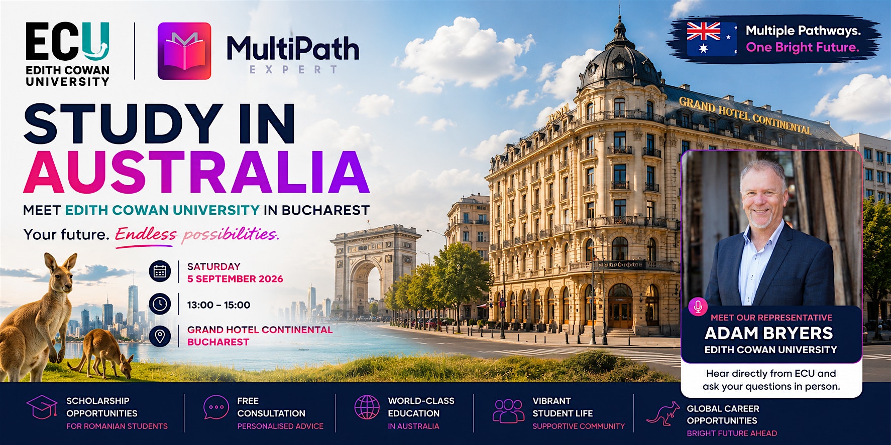 Study in Australia: Meet Edith Cowan University in Bucharest