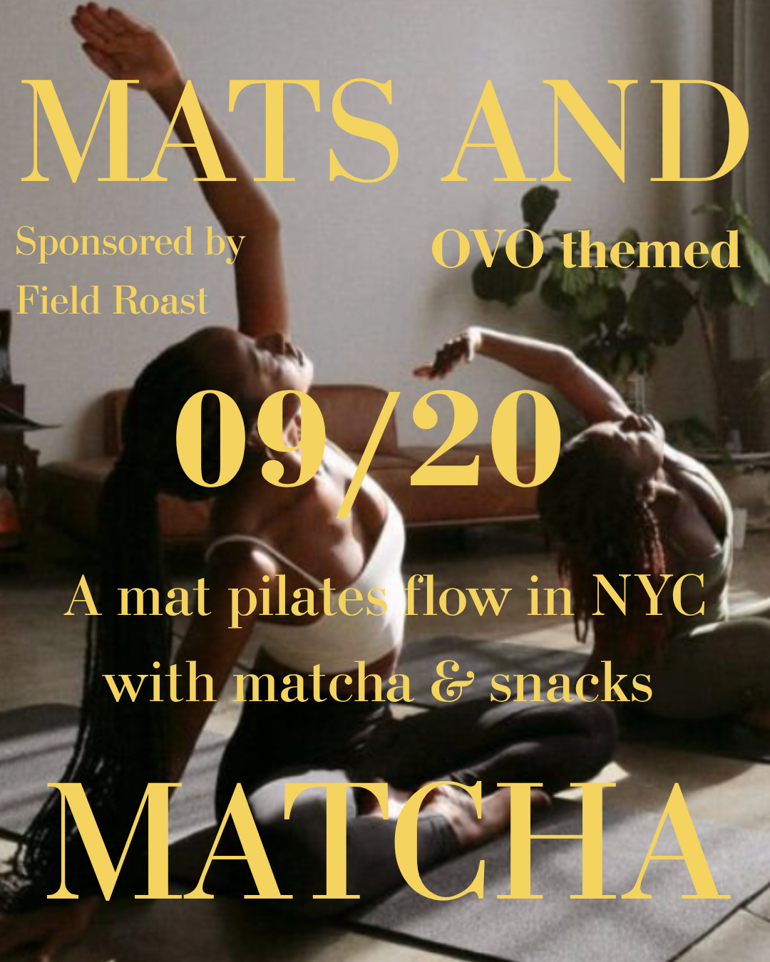 Mats & Matcha: OVO Sound Themed