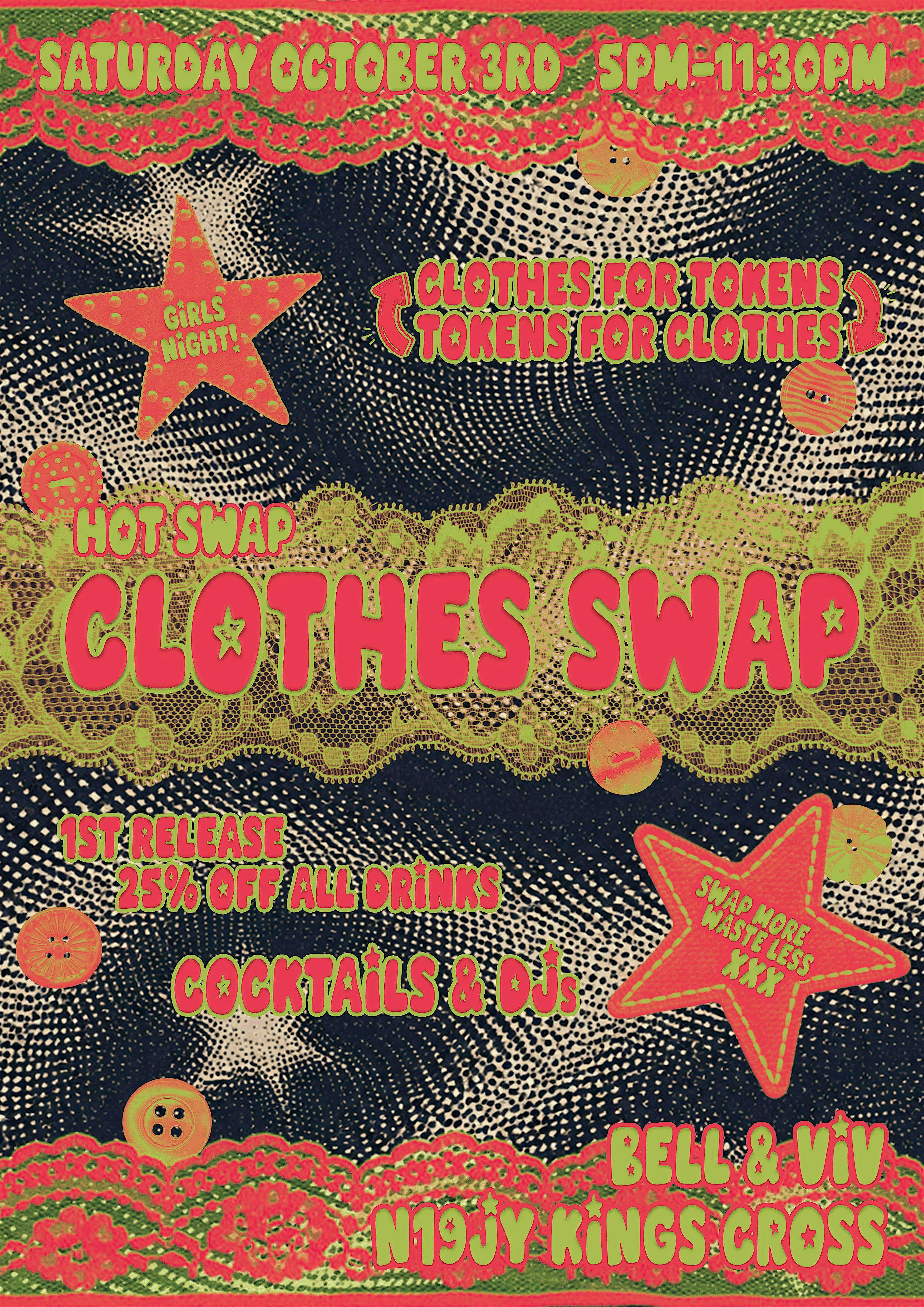 HOT SWAP: Clothes Swap Party @ The Bell & Viv