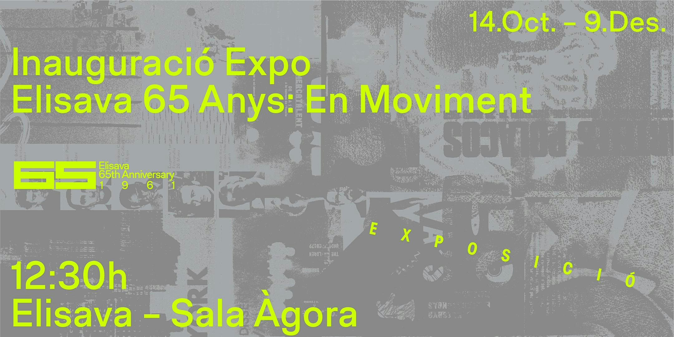 Opening Day BDW: Inauguració Exposició "Elisava 65 Anys:  En moviment"