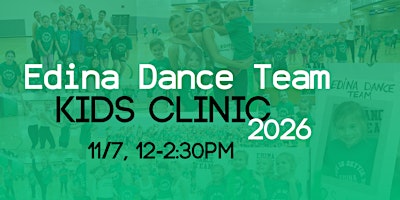 Edina Dance Team Kids Clinic 2026