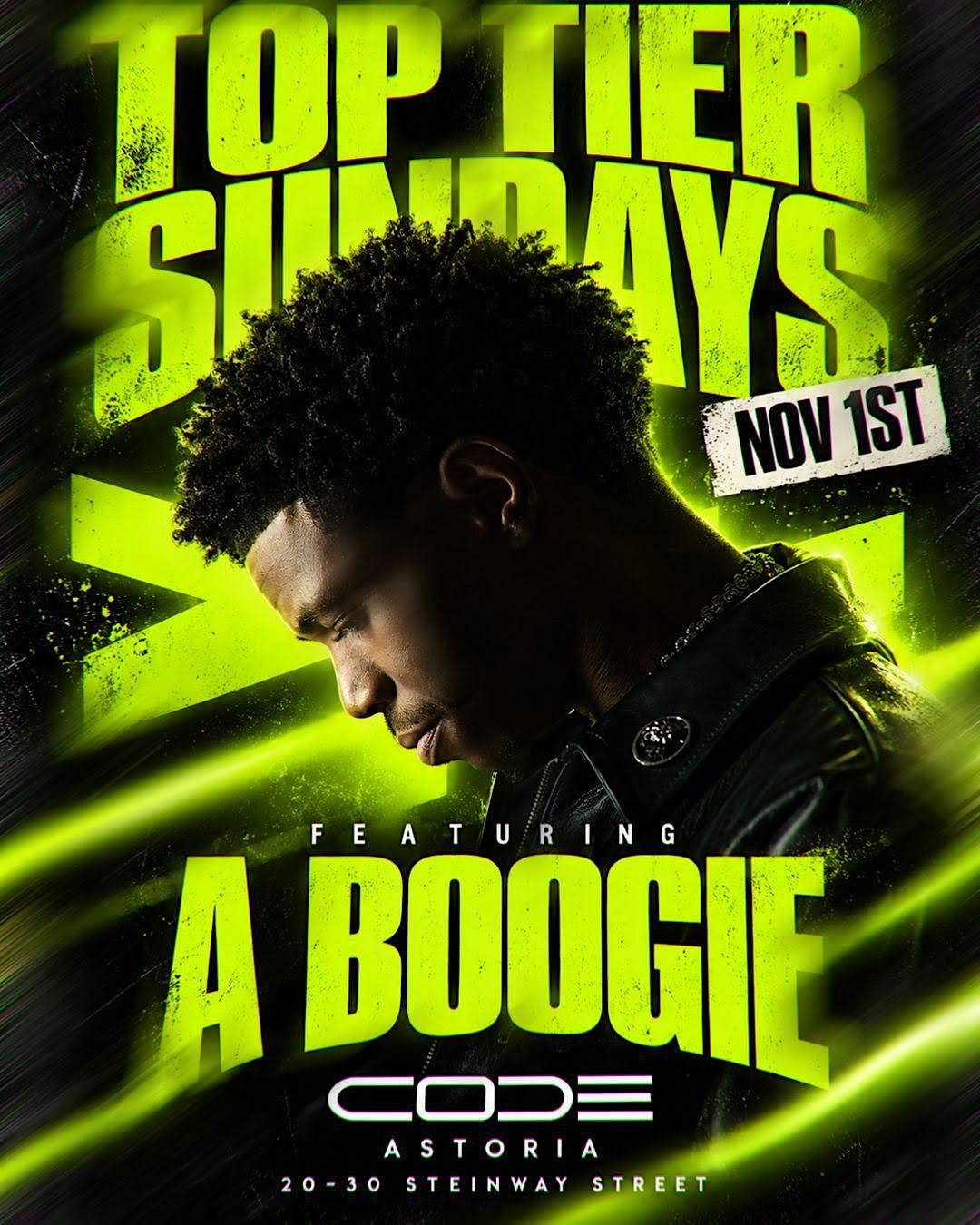 A BOOGIE LIVE AT CODE ASTORIA