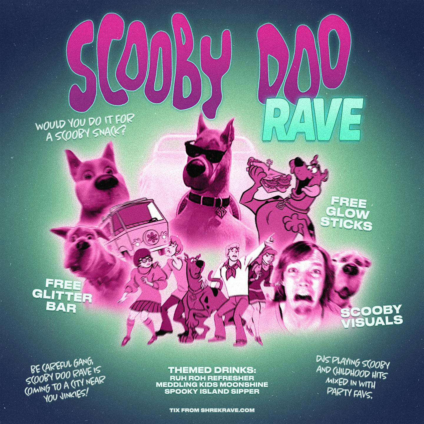 SCOOBY DOO RAVE MONTREAL