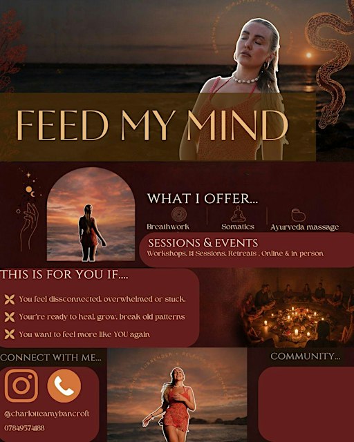 FEED MY MIND EVENT.. a immersive storytelling breathwork workshop