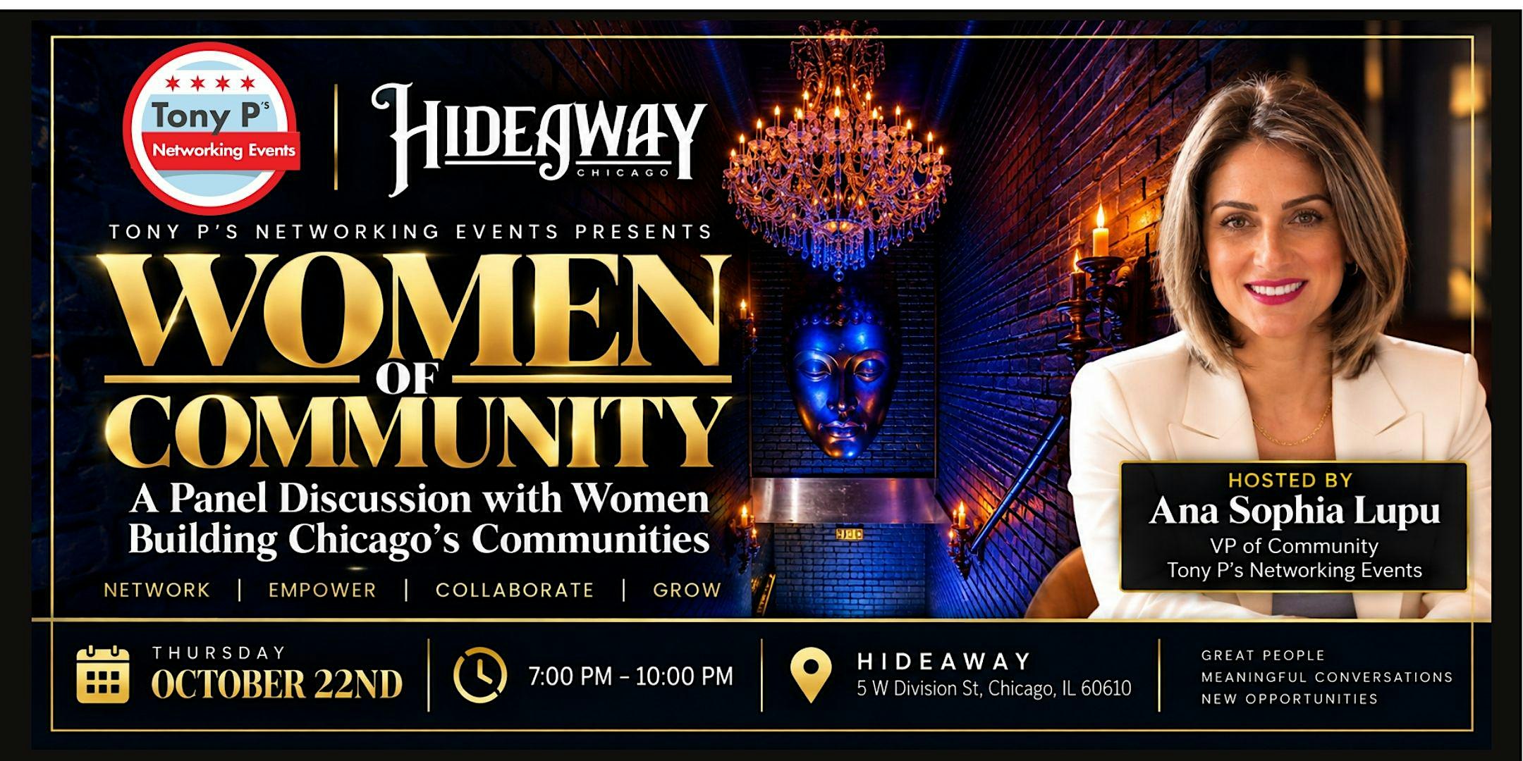 "Women of Community" Networking Event & Panel Discussion: October 22nd