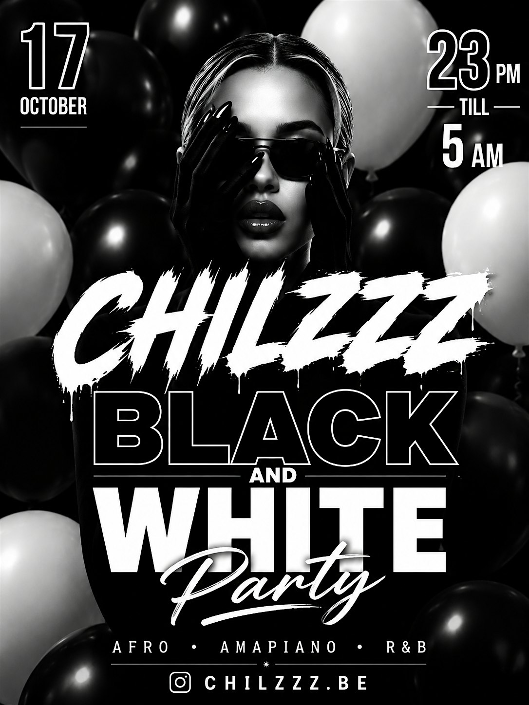 CHILZZZ BLACK AND WHITE PARTY