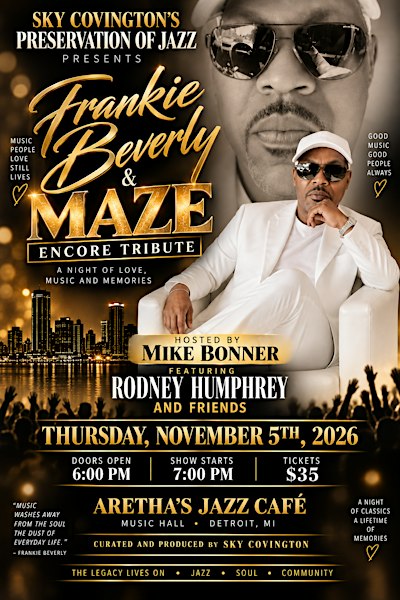 Frankie Beverly and the Maze Encore tribute