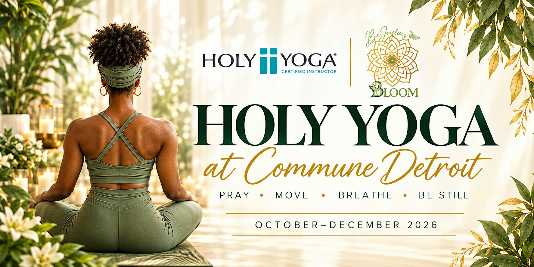 BeJoyeuse +BLOOM: Holy Yoga with Teresha Renae at Commune Detroit