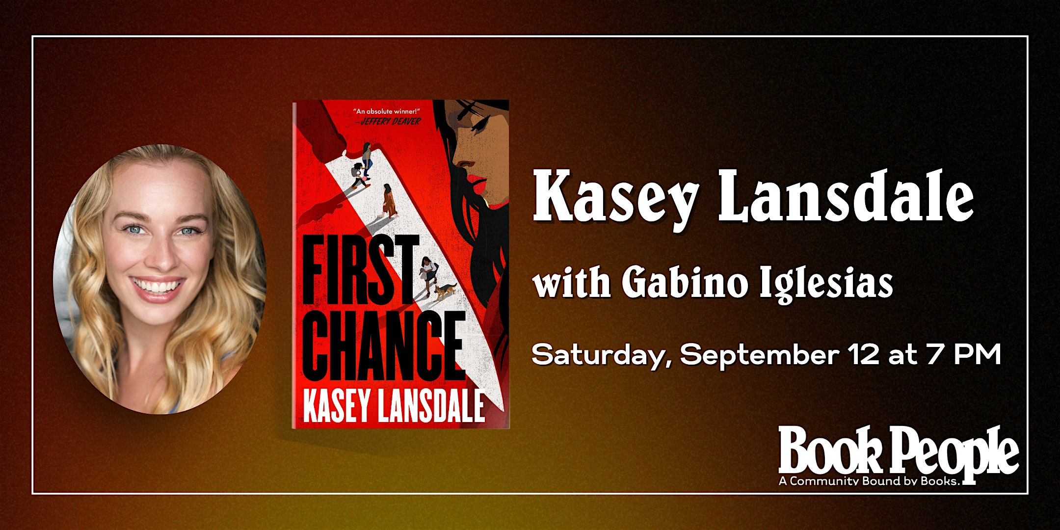 BookPeople Presents: Kasey Lansdale - First Chance