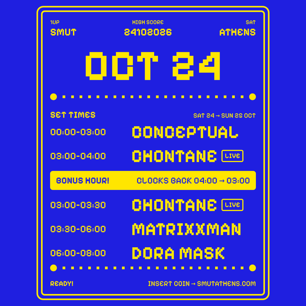 SMUT x Matrixxman x Chontane live x CONCEPTUAL