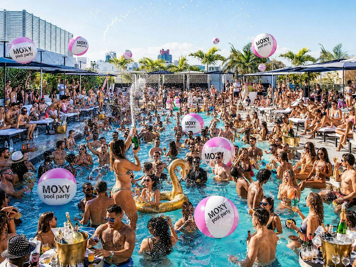 Moxy Splash Bash Pool party