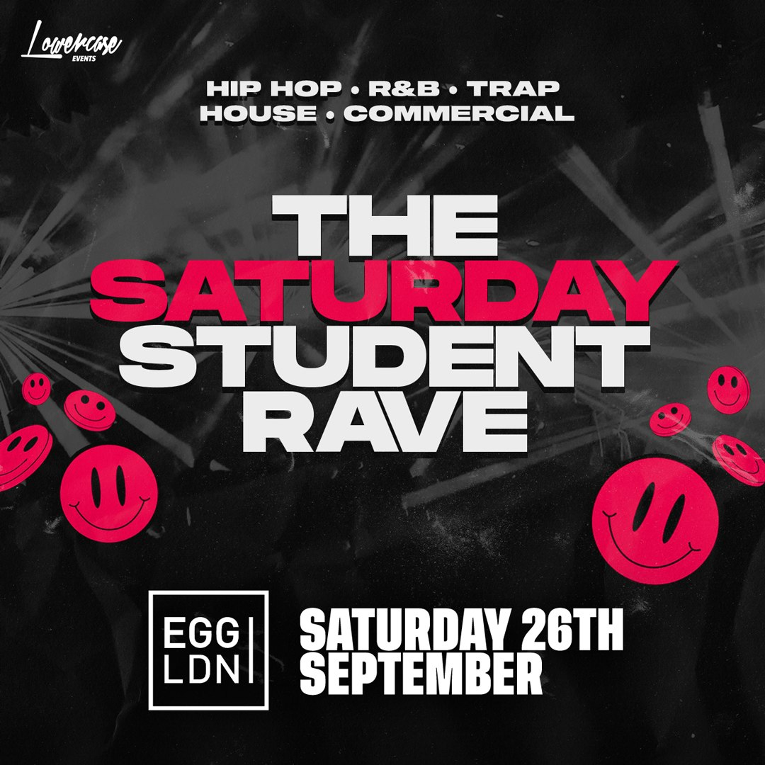 The Saturday Student Freshers Rave