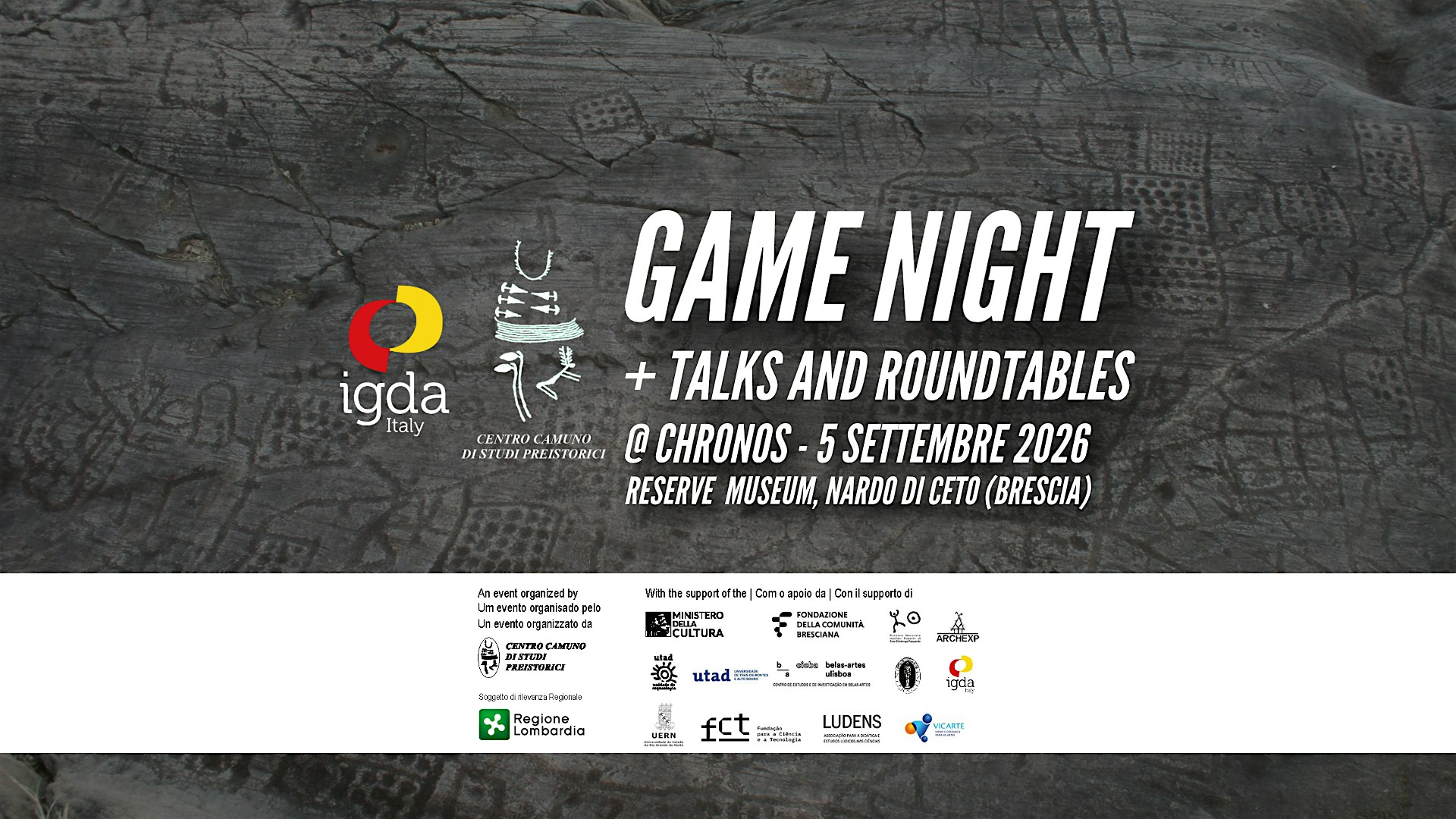 GAME NIGHT + TALK @ CHRONOS | IGDA Milano & IGDA Trentino